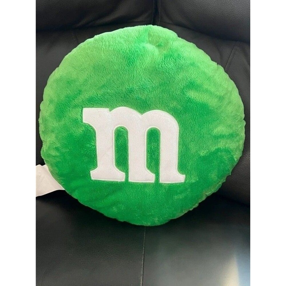 M&M's World Green Pillow M